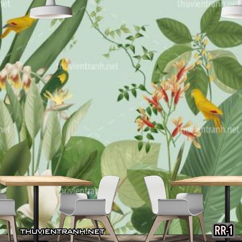 Tranh dán tường rừng xanh nhiệt đới Tropical RR-1 - Kết quả tìm kiếm tranh tường